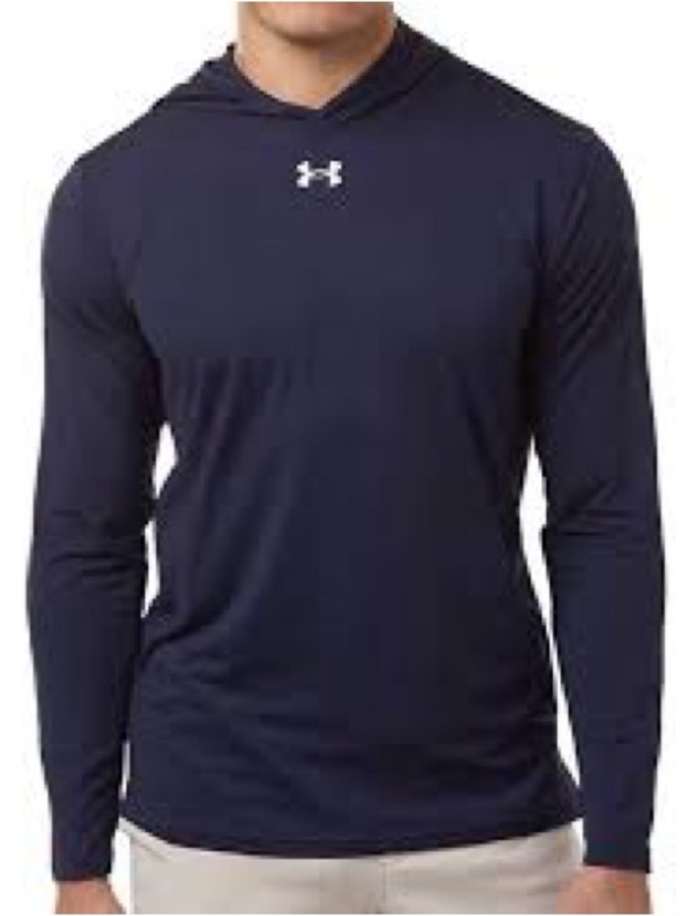 Under Armour Men’s Black Pullover Hoodie with Logo